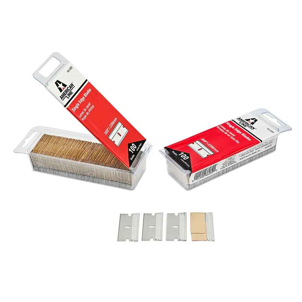 Лезвия American Line, сталь, 100шт.